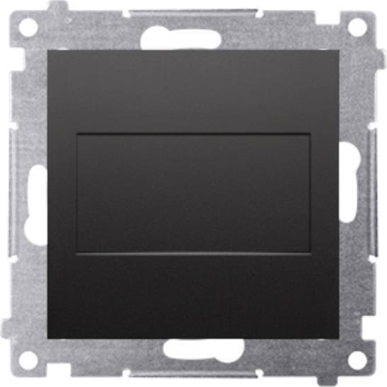 Picture of Kontakt-Simon Simon 54 Zalepka ramki (modu). Mocowanie za pomoc apek lub wkrtów czarny mat DPS.01/49