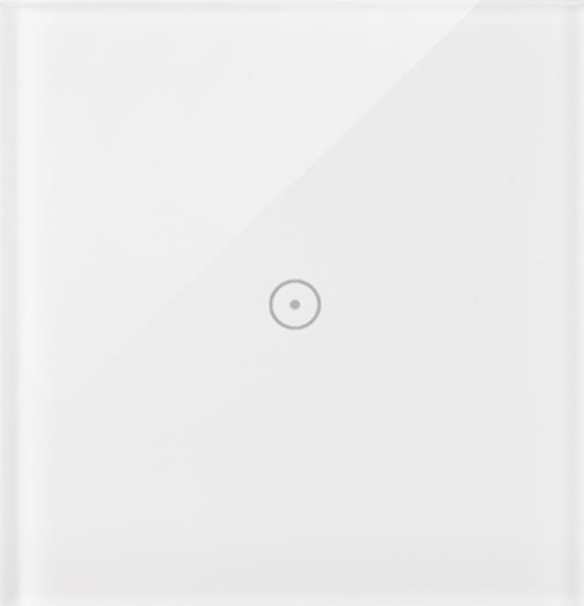 Picture of Kontakt-Simon Simon Touch ramki Panel dotykowy S54 Touch, 1 modu, 1 pole dotykowe, biaa pera DSTR11/70