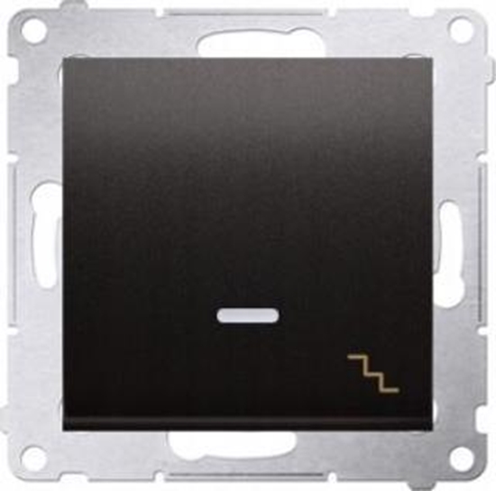 Picture of Kontakt-Simon Simon54 cznik schodowy podwietlany DW6L.01/49 czarny