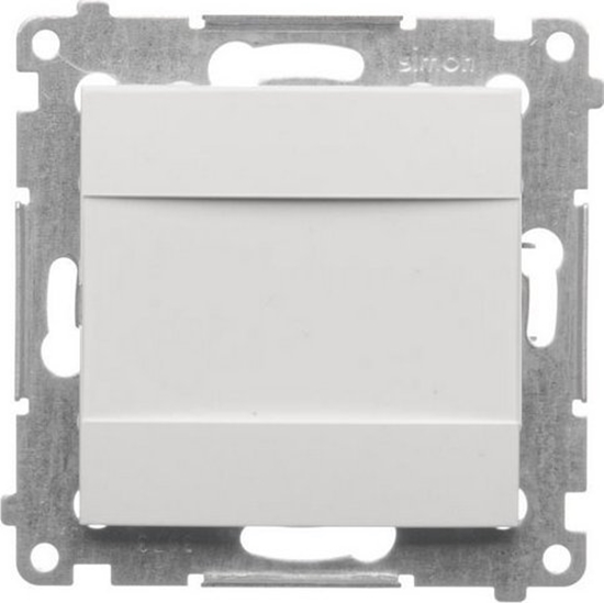 Picture of Kontakt-Simon Zalepka Kontakt-Simon 55 TPS.01/111 ramki modu. Mocowanie za pomoc apek lub wkrtów biay mat