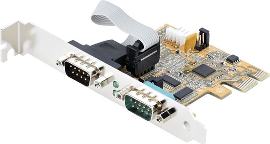Изображение Kontroler StarTech Adapter 2 Port PCIe Express serial to RS232