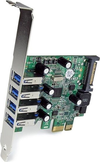Изображение Kontroler StarTech PCIe x1 - 4x USB 3.0 (PEXUSB3S4V)