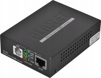 Picture of Konwerter wiatowodowy Planet PLANET VC-231 konwerter sieciowy 100 Mbit/s Czarny