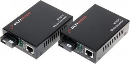 Attēls no Konwerter wiatowodowy Ultimode MEDIA KONWERTER JEDNOMODOWY KOMPLET TXRX M-207G ULTIMODE