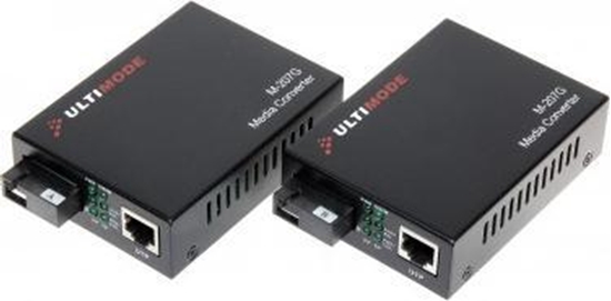 Picture of Konwerter wiatowodowy Ultimode MEDIA KONWERTER JEDNOMODOWY KOMPLET TXRX M-207G ULTIMODE