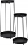 Attēls no Koopman Kwietnik ozdobny stojcy metalowy czarny 2 szt.