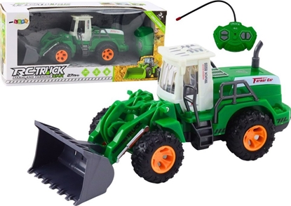 Изображение Koparka adowarka R/C Zdalnie Sterowana Unoszone Ramie Zielona LEAN Toys