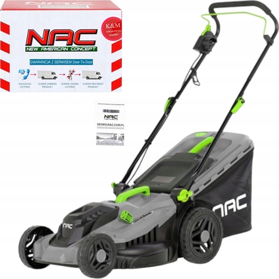 Изображение Kosiarka elektryczna NAC LE16-E-38-PB-C