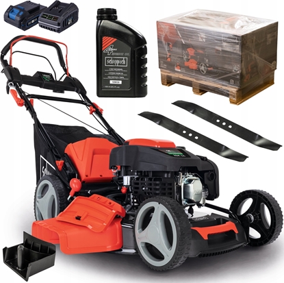 Изображение Kosiarka spalinowa Scheppach Kosiarka spalinowa Scheppach MS225-53E elektrostart + olej + nó