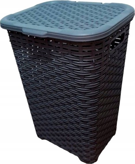Picture of Kosz na bielizn RATTAN 45l-popiel