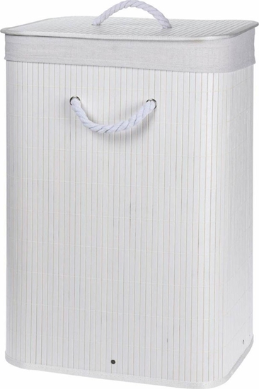 Изображение Kosz na pranie Storage Solutions Kosz na pranie bambusowy biay