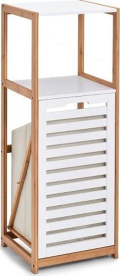 Picture of Kosz na pranie Zeller Stojak kosz na bielizn, bambus/MDF, biay