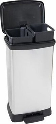 Picture of Kosz na mieci Curver na peda srebrny (3253928680008)