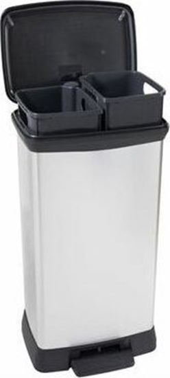 Picture of Kosz na mieci Curver na peda srebrny (3253928680008)