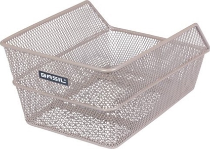 Attēls no Kosz na tylny baganik BASIL CENTO S, Stalowy, Nude Metallic (NEW 2025)