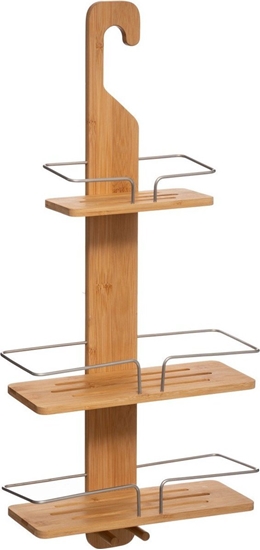 Picture of Koszyk prysznicowy 5five Zawieszana póka 3-poziomowa Bambusowa Póeczka