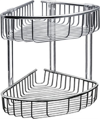 Picture of Koszyk prysznicowy KAPITAN Corner shelf for shower Kapitan NETS 96 38 88, chrome