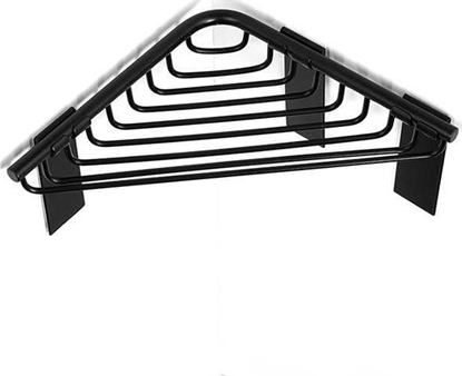 Picture of Koszyk prysznicowy KAPITAN Corner shower shelf Kapitan NETS 96 31 55, black matte