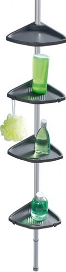 Picture of Koszyk prysznicowy Wenko stela prysznicowy i wannowy 78-275 cm aluminiowy srebrny/szary