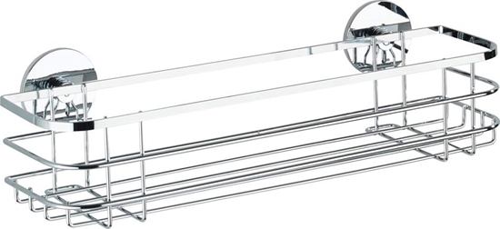 Picture of Koszyk prysznicowy Wenko stela prysznicowy system Turbo-Loc Maxi 38 x 11 cm stal nierdzewna srebrny