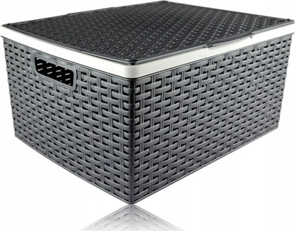 Picture of Koszyk z pokr. RATTAN 41X34X20