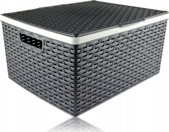 Picture of Koszyk z pokr. RATTAN 41X34X20