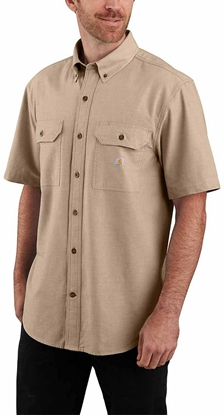 Attēls no Koszula Carhartt Midweight Chambray Dark Tan
