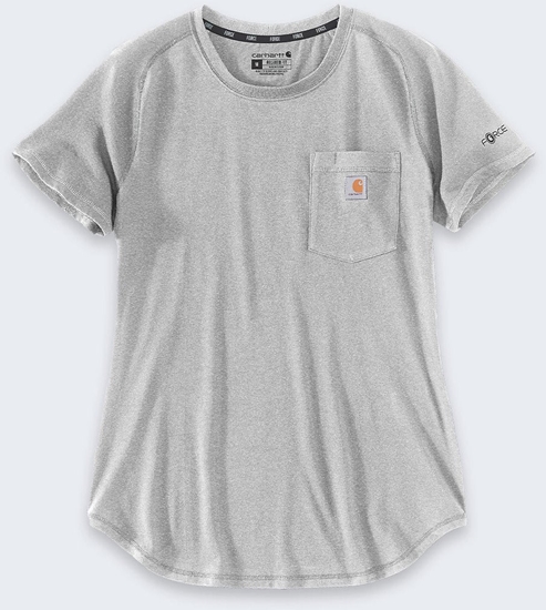 Picture of Koszulka Carhartt Force Mid Logo Grey