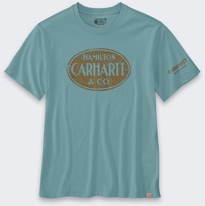 Attēls no Koszulka Carhartt Hamilton Graphic SummerBlue