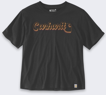 Attēls no Koszulka Carhartt Script Graphic Tencel Black