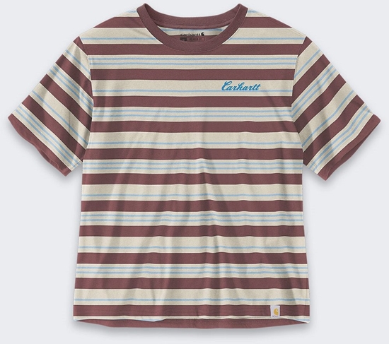Picture of Koszulka Carhartt Striped Tencel Barnwood Stripe