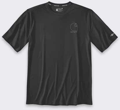 Изображение Koszulka Sun Defender Lightweight Logo SS Black