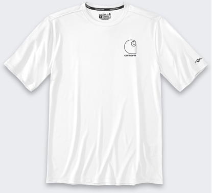 Picture of Koszulka Sun Defender Lightweight Logo SS White
