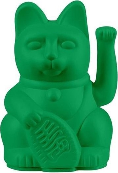 Picture of Kot szczcia mini zielony 9,8cm