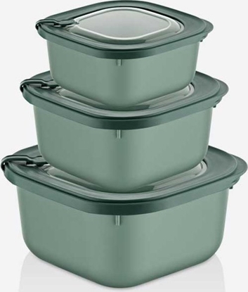 Picture of Kpl pojemników do ywnoci Micro Safe 600,1100,1800 ml