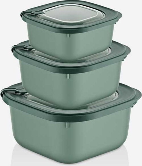 Picture of Kpl pojemników do ywnoci Micro Safe 600,1100,1800 ml