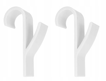 Attēls no Kpl. biaych wieszaków azienkowych na grzejnik 2szt. (500)