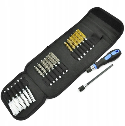 Attēls no Kpl. szczotek do gniazd wtryskiwaczy (24)