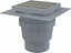 Picture of Kratka ciekowa 150×150/110 mm odpyw pionowy, kratka nierdzewna, dwa poziomy izolacji, syfon mokry