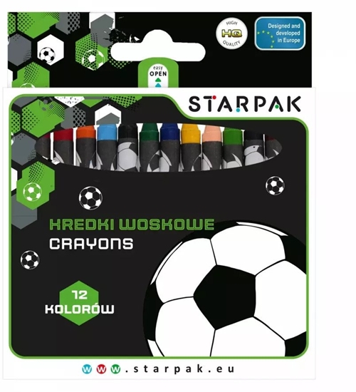 Picture of KREDKI WOSK 12KOL FOOTBALL STK PUD 12/144