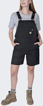 Attēls no Krótkie Ogrodniczki Carhartt Rugged Canvas Black
