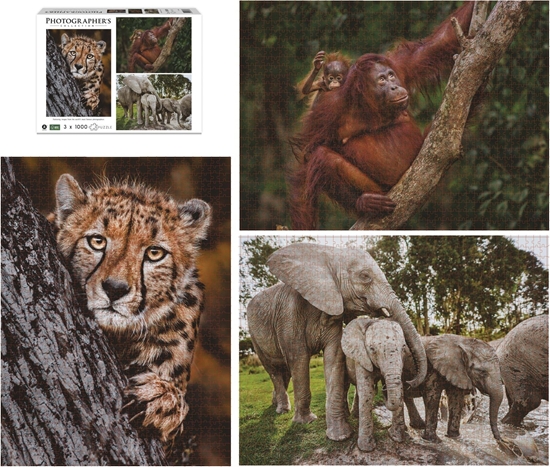 Изображение Krups Ambassador Wildlife Families 3x 1000 Pieces (Donal Boyd)