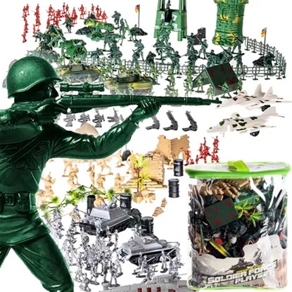 Picture of Kruzzel Duy Zestaw Baza Wojskowa Armia onierzyki 300El.