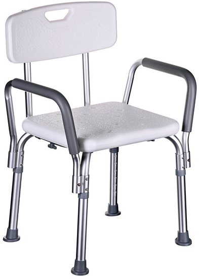 Picture of Krzeso prysznicowe z oparciem i podokietnikami