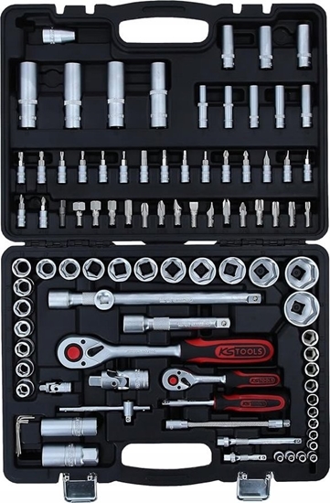 Picture of KS Tools 1/4 +1/2  Socket Wrench -Set 94-pieces 911.0694