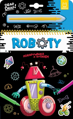 Изображение Ksieczka Roboty. Zdrapywanka z rysikiem
