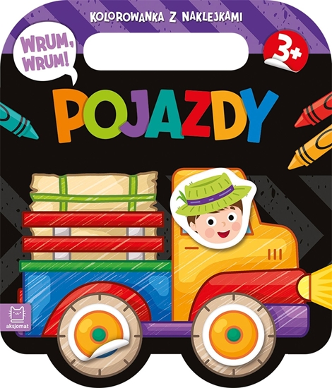 Picture of Ksieczka Wrum, wrum! Pojazdy. Kolorowanka z naklejkami