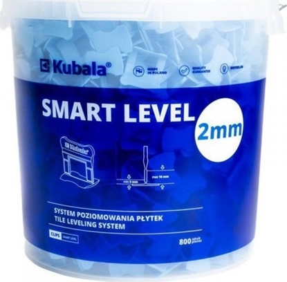 Picture of Kubala KLIPSY DO POZIOMOWANIA PÅYTEK 2.0MM 800 SZT.+WIADRO 20L.