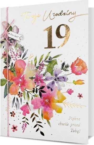 Picture of KUKARTKA Karnet B6 Urodziny (wymienne cyfry)