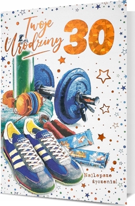 Picture of KUKARTKA Karnet B6 Urodziny (wymienne cyfry)